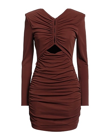 ROLAND MOURET Short dress Brown 100% Viscose