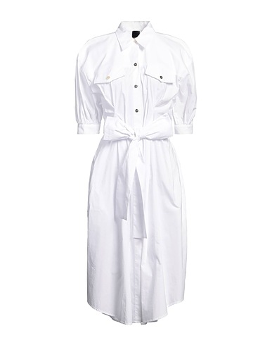 PINKO Midi dress White 100% Cotton