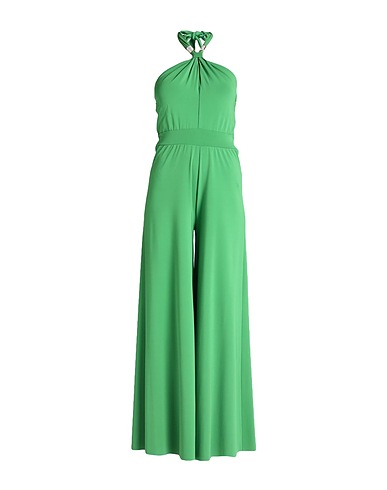 KAOS Jumpsuits and Dungarees Green 75% Acetate, 18% Polyamide, 7% Elastane