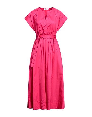 KAOS Midi dress Fuchsia 100% Cotton