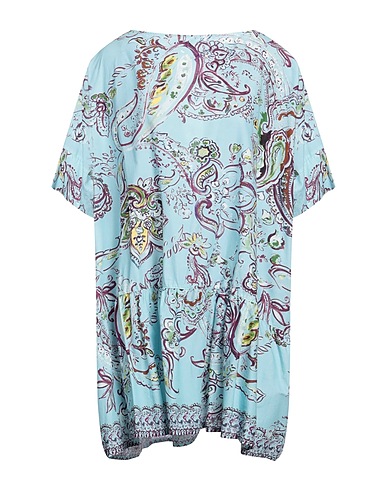 ALTEA Short dress Sky blue 100% Cotton