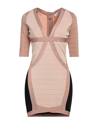 ELISABETTA FRANCHI Short dress Blush 86% Viscose, 9% Polyamide, 5% Elastane