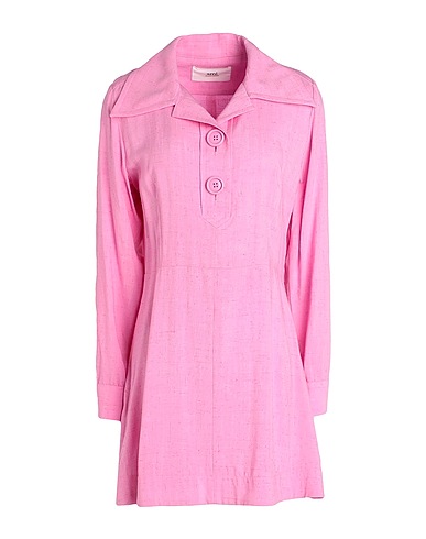 AMI ALEXANDRE MATTIUSSI Robe courte 92% Viscose, 8% Soie