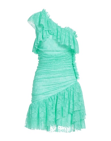 ANIYE BY One-shoulder dress Green 77% Polyamide, 23% Elastane