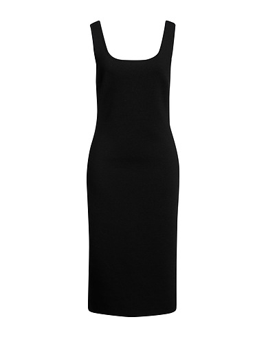 MAX MARA Knit dress Black 90% Virgin Wool, 9% Polyamide, 1% Elastane