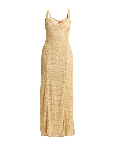 MISSONI Vestito estivo Platino 50% Viscosa, 32% Cupro, 18% Poliestere