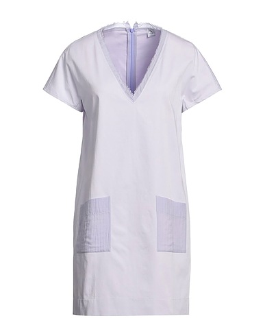 FEDELI Short dress Lilac 98% Cotton, 2% Elastane