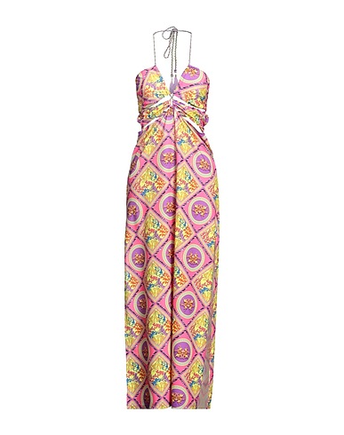 4GIVENESS Long dress Fuchsia 82% Polyester, 18% Elastane
