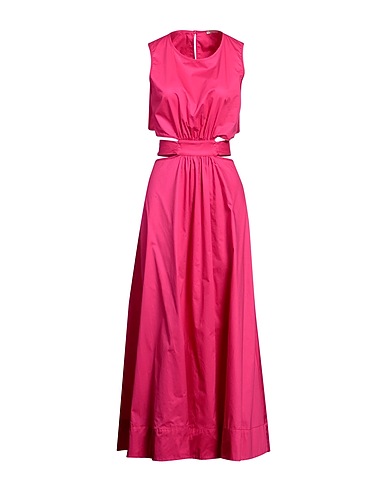 HANAMI D'OR Long dress Fuchsia 100% Cotton