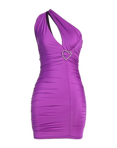 ANIYE BY Kurzes Kleid Violett 86% Polyester, 14% Elastan