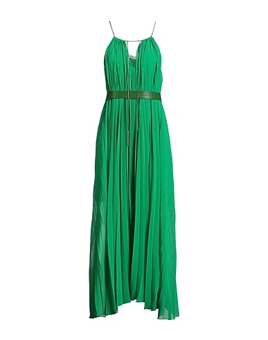 SIMONA CORSELLINI Long dress Green 100% Polyester