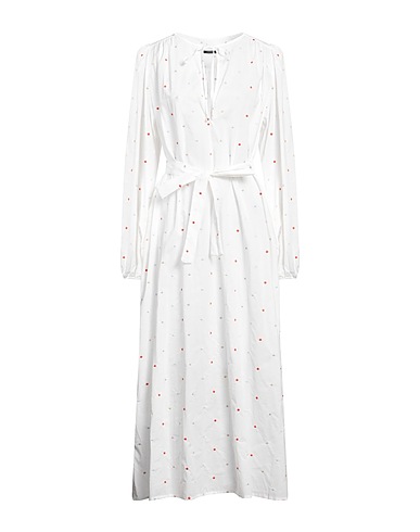 LE PETIT TROU Long dress White 100% Cotton