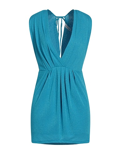 ZAHJR Short dress Azure 65% Viscose, 15% Nylon, 15% Polyamide, 5% Elastane