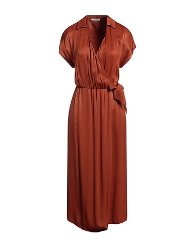 RELISH Midi dress Brown 100% Viscose