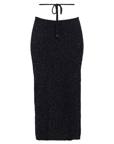 ROTATE BIRGER CHRISTENSEN Midi skirt Midnight blue 100% Polyamide
