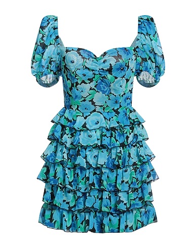 ROTATE BIRGER CHRISTENSEN Short dress Azure 100% Recycled polyester