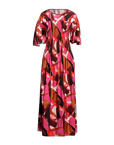 RÉSUMÉ Langes Kleid Braun 85% Viskose, 15% Nylon