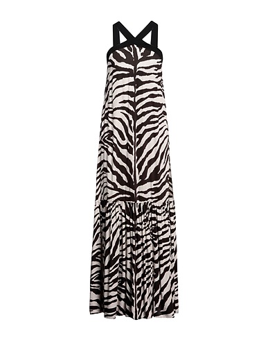 KAOS Long dress Light grey 100% Viscose
