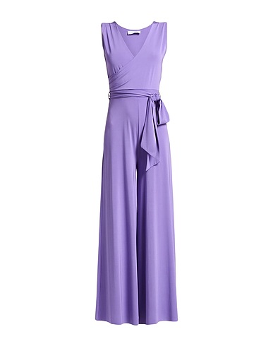 KAOS Jumpsuits and Overalls Lilac 75% Acetate, 18% Polyamide, 7% Elastane