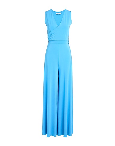 KAOS Jumpsuits and Dungarees Azure 75% Acetate, 18% Polyamide, 7% Elastane