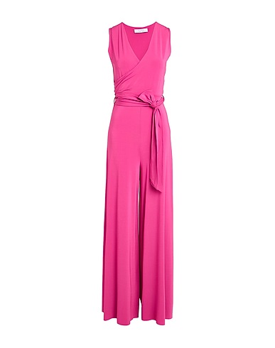 KAOS Jumpsuits and Dungarees Magenta 75% Acetate, 18% Polyamide, 7% Elastane