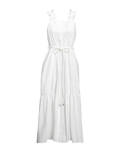 WHITE WISE Robe longue 87% Tencel™, 13% Polyester