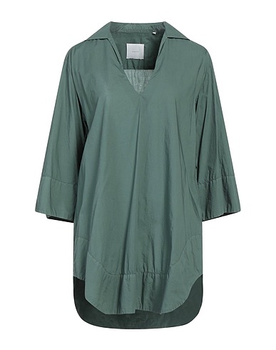 XACUS Short dress Military green 100% Cotton