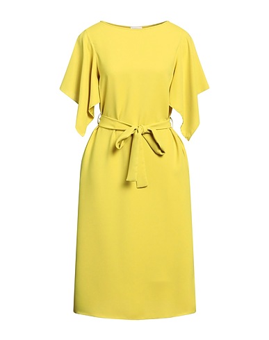 RUE DU BAC Vestito midi Verde lime 100% Poliestere
