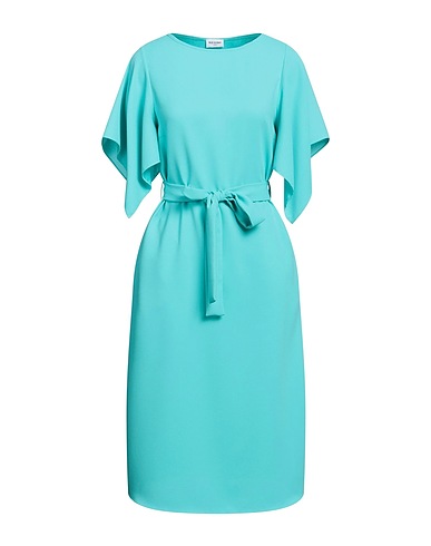 RUE DU BAC Vestito midi Turchese 100% Poliestere