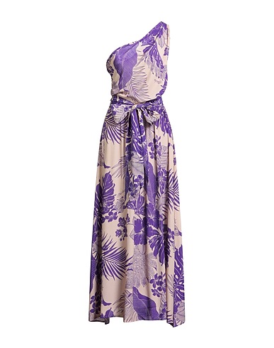 PINKO Long dress Purple 100% Viscose