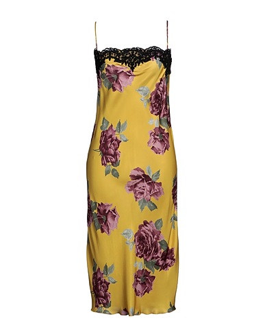 ANNA MOLINARI Slip dress 100% Viscose, Polyamide, Cotton