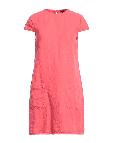 ASPESI Short dress Coral 100% Linen