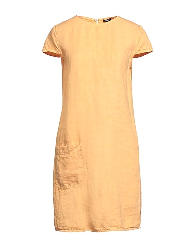 ASPESI Vestito corto Albicocca 100% Lino