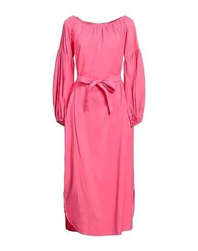 BAZAR DELUXE Vestito midi Fucsia 100% Cotone