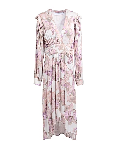 IRO Vestito midi GRIGIO CHIARO 91% Viscosa, 9% Lana