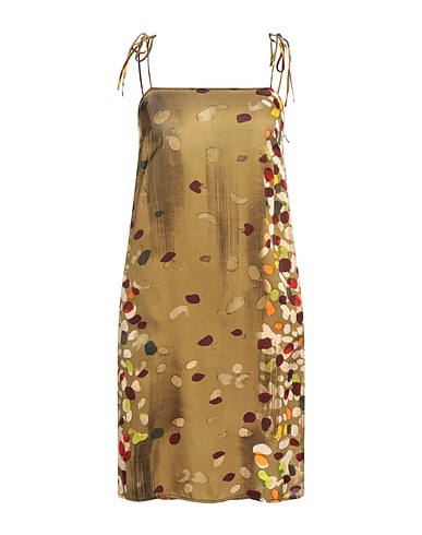 MANILA GRACE Short dress Yellow 100% Viscose