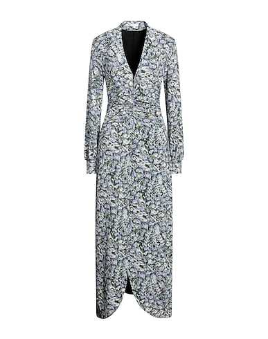 LALA BERLIN Vestito lungo Lilla 94% Viscosa, 6% Elastan