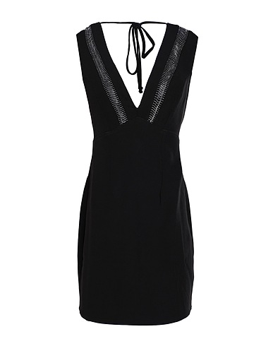 TOPSHOP Short dress Black 94% Polyester, 6% Elastane