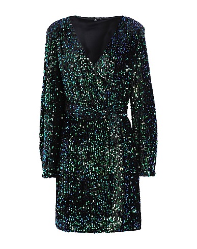 VERO MODA Vestito corto Nero 98% Poliestere, 2% Elastan