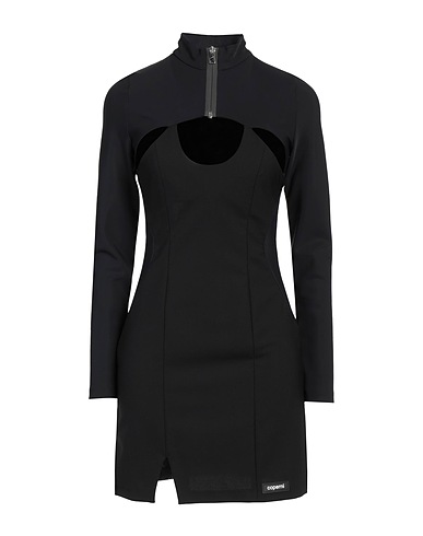 COPERNI Short dress Black 52% Polyester, 43% Wool, 5% Elastane, Polyamide