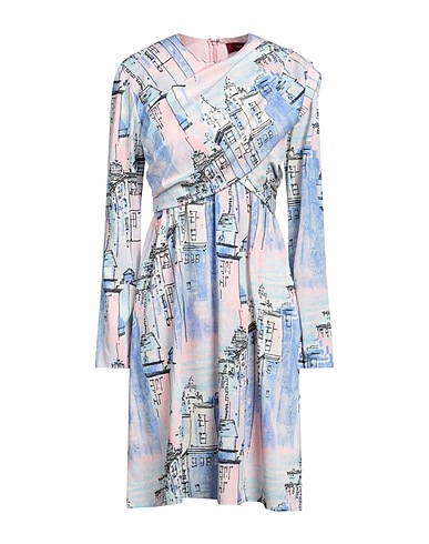 SIES MARJAN Short dress Sky blue 100% Polyester