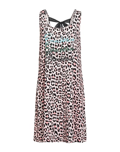 TWINSET Short dress U&B Light pink 95% Viscose, 5% Elastane, Polyester