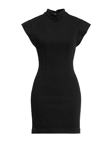 ISABEL MARANT Denim dress Black 99% Cotton, 1% Elastane
