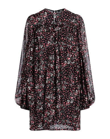 AMEN Short dress Black 100% Silk