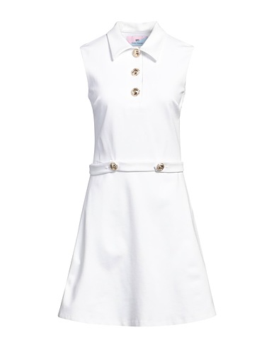 CHIARA FERRAGNI Short dress White 68% Viscose, 27% Polyamide, 5% Elastane