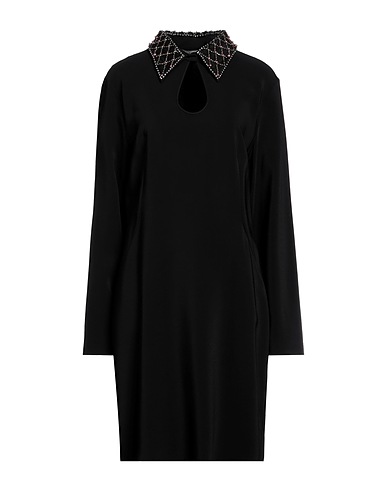 ALBERTA FERRETTI Midi dress Black 97% Viscose, 3% Elastane, Polyamide, Glass, Metal
