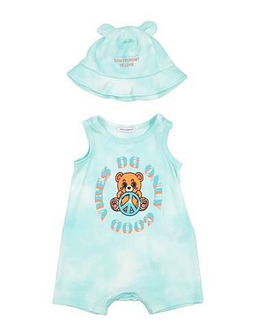 DOLCE&GABBANA Baby accessories set Turquoise 100% Cotton