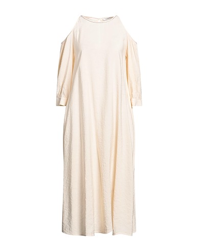 PESERICO Midi dress Cream 85% Modal, 15% Polyester