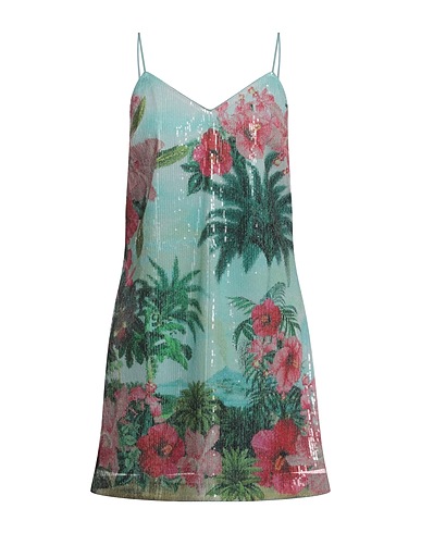 PINKO Short dress Light green 100% Polyester