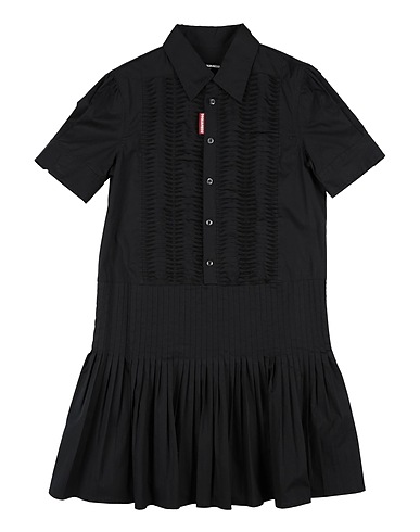 DSQUARED2 Robe Noir 98% Coton, 2% Élasthanne